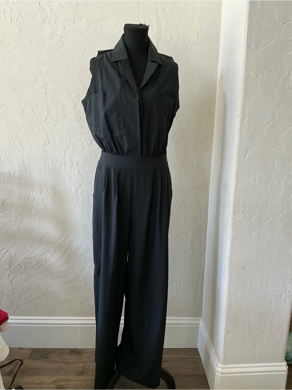 Rhône Black Sleeveless Jumpsuit